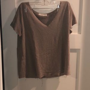 Soft tan tee